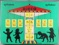 Djeco Vert Syllabes - Jeu Vintage Apprentissage Lecture - Neuf Boite
