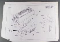 DJH Model Loco E156 Ho Sncf Steam Loco 2-10-0 150P 1-115 Unified Sncf East North Brass Model Kit Assembly Instruction