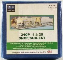 DJH Model Loco E176 Ho Sncf Steam Loco 4-6-0 240P 1 to 25 South-Eastern Aera Brass Model Kit to Assemble Mint