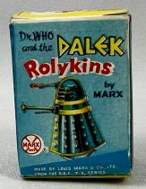 Doctor Who - Marx Toys 1965 - Dalek Rolykins Silver Vers. (Mint in Box) 