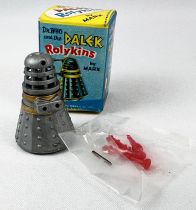 Doctor Who - Marx Toys 1965 - Dalek Rolykins Silver Vers. (Mint in Box) 