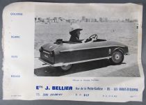 Documentation Children Car Formule 85 J. Bellier Solex Engine 1968 no Pedal Car