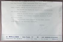 Documentation Voiture Enfant Formule 85 J. Bellier Moteur Solex 1968 Pédales