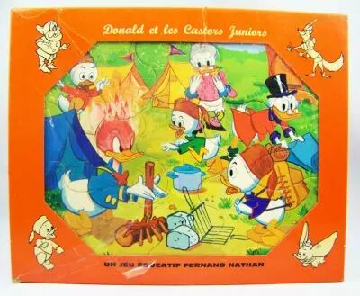 Donald et les Castors Juniors - Jeu �ducatif Fernand Nathan (Puzzle) 01