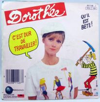 Dorothée - Qu\'il est bête! / C\'est dur de travailler! - Mini-LP Record - Ades AB Productions 1984