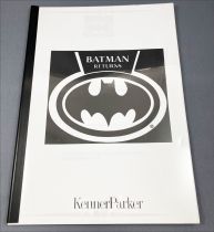 Dossier de Presse Kenner Parker Salon du Jouet 1992 - Batman Returns