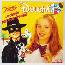 Douchka - Disque 45Tours - Zorro & Sport Goofy - Walt Disney Prod. 1985