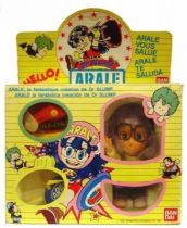 Dr Slump - Arale with internal mechanism - Bandai 6\'\' doll Mint in Box