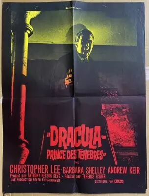 Dracula, prince des t�n�bres - Affiche 60x80cm - 20th Century-Fox 1966