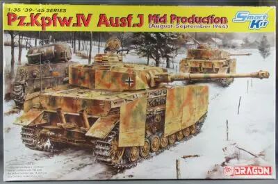 Dragon Models - N� 6556 Char Pz. Kpfw. IV Ausf. J Mid Production WW2 1/35 Neuf Boite