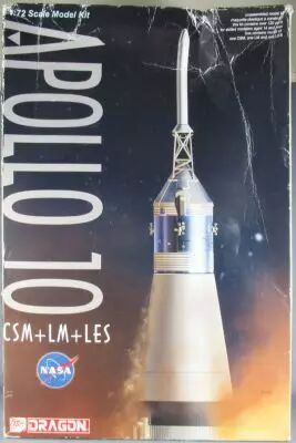 Dragon Models - N�11003 Fus�e Apollo 10 Csm+ Lm + Les 1/72 Neuf Boite