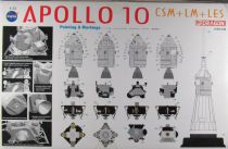 Dragon Models - N°11003 Fusée Apollo 10 Csm+ Lm + Les 1/72 Neuf Boite