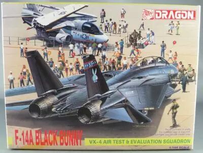 Dragon Models - N�4547 Avion F-14 A Black Bunny VX-4 Air Test Evaluation 1/144 Air Superiority Series