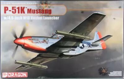 Dragon Models N�3224 - WW2 USAF AvionP-51K Mustang w/4.4 inc M10 Rocket Launcher 1:32 MIB
