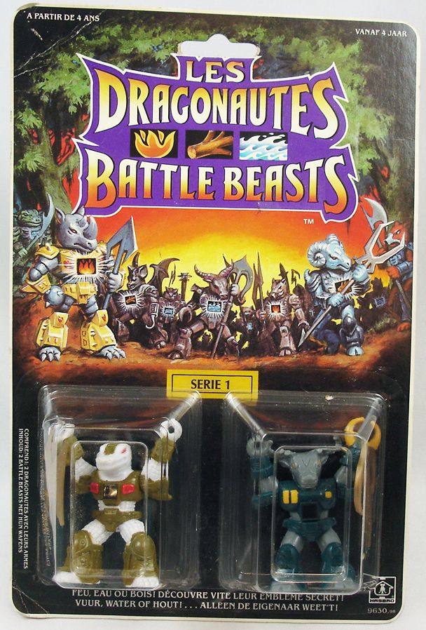 Dragonautes (Battle Beasts) - #15 Gruesome Gator & #10 Roamin