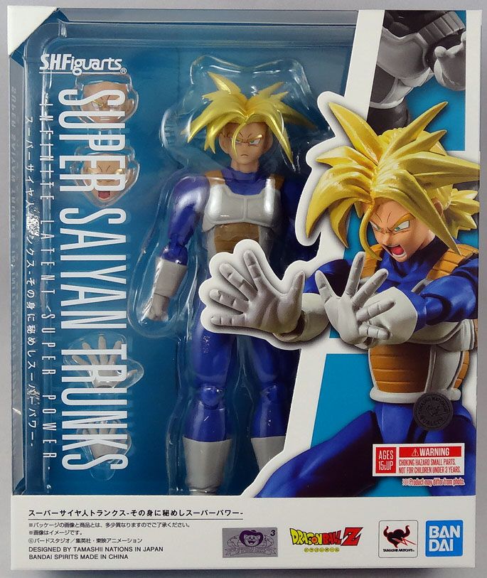 Bandai-SHF Dragon Ball Super Saiyan Trunks Figura de Ação Anime