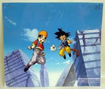Dragonball GT - Toei Animation Original Celluloid - Pan, Giru & Goku