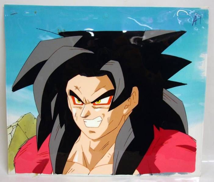 Dragonball GT - Toei Animation Original Celluloid - Pan, Giru & Goku