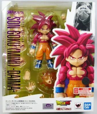 Dragonball Z - Bandai S.H.Figuarts - Son Goku \ Super Saiyan 4\  (Mini) -Daima-