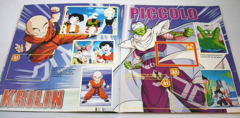 Swap stickers, checklist and photos for album Panini Dragon Ball Z 