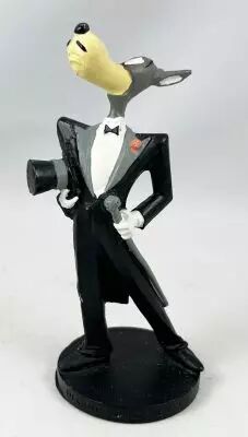Droopy (Tex Avery) - Demons & Merveilles 1993 - Loup \ millionnaire\  Figurine Plomb peint � la main