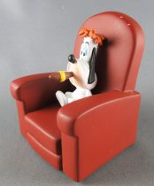Droopy (Tex Avery) - Démons & Merveilles 1999 - Droopy Assis Fauteuil Fumant Cigare (Mini Statuette)