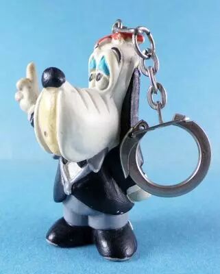Droopy (Tex Avery) - MD Toys 1994 - Droopy Bras Droit Lev� Figurine Pvc Porte-Cl�