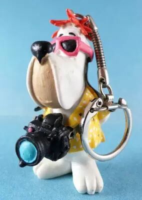 Droopy (Tex Avery) - MD Toys 1997 - Droopy Touriste Photographe Figurine Pvc Porte-Cl�