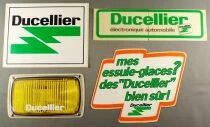 Ducellier - Equipement Automobile - Lot de 4 Autocollants Vintage