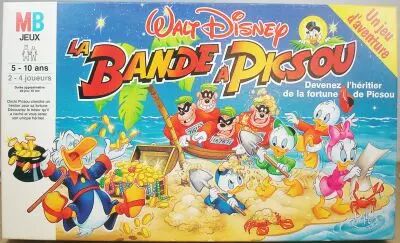 Duck Tales (La Bande � Picsou) - Jeu de soci�t� - MB Jeux 1990