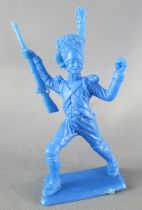 Dulcop - Figurine Plastique Souple 55mm - Empire - Grenadier brandissant fusil (bleu)