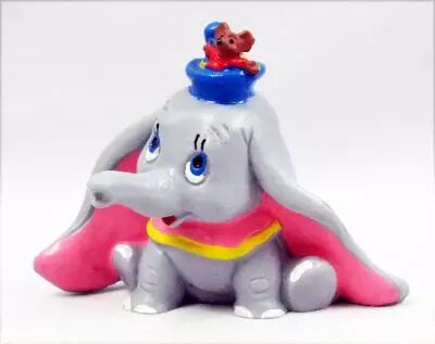 Dumbo l\'�l�phant - Figurine pvc Bully - Dumbo avec Timoth�e