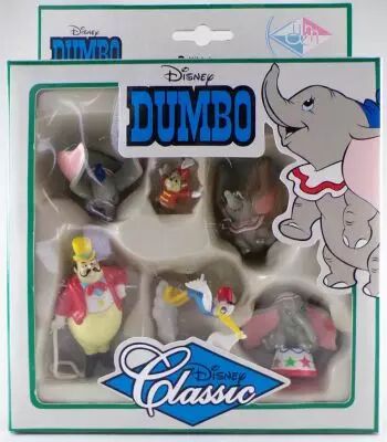 Dumbo the Elephant - Kid\'M Disney Classic - Set of 6 PVC Figures Mint in Box