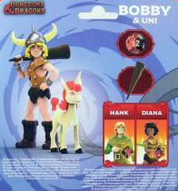 Dungeons & Dragons (Animated Series) - Hasbro Action Figure - Bobby the Barbarian & Uni the Unicorn