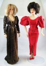 Dynasty - Poupées 45cm World Doll 1985 - Krystle Jennings Carrington (Linda Evans) & Alexis Morrell Carrington (Joan Collins) 01