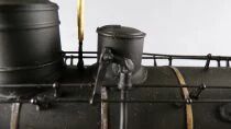 Ech O 0 Locomotive Vapeur 030 avec Tender M&eacute;tal & Plastique Type Chrezo Ets Mth Jcr