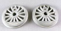 Echelle O 0 2 Roues Motrices Diam&egrave;tre 35,5mm 14 Rayons en Zamak pour Locomotive Vapeur Neuves