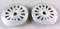 Echelle O 0 2 Roues Motrices Diam&egrave;tre 35,5mm 14 Rayons en Zamak pour Locomotive Vapeur Neuves