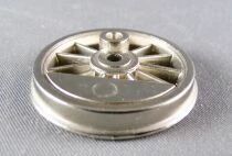 Echelle O 0 4 Roues Motrices Diam&egrave;tre 31,8mm 13 Rayons en Acier Nickel&eacute; pour Locomotive Vapeur Neuves