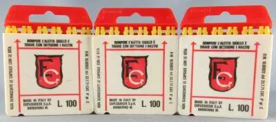 Edison Giocattoli 288 Super Bum Special Firecracker Caps 3 Boxes with 12 Strips x 8 Shots