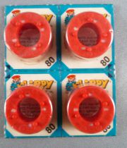 Edison Giocattoli 4 x 80 Flippy Firecracker 4 Cards with 5 Rings x 8 + 8 Shots