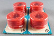 Edison Giocattoli 4 x 80 Flippy Firecracker 4 Cards with 5 Rings x 8 + 8 Shots