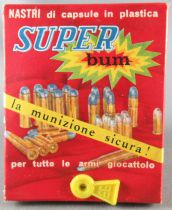 Edison Giocattoli 80 Super Bum Firecracker Caps Box with 10 Strips x 8 Shots