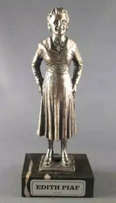 Edith Piaf - 6\  die-cast m�tal statue - Daviland France 1978