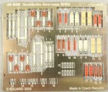 Eduard 49030 - WW1 Allemands Ceinture de S&eacute;curit&eacute; Photo-D&eacute;coupe 1/48 Neuf Blister Ouvert
