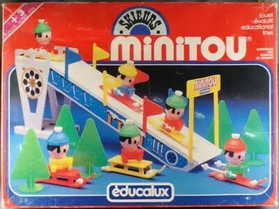 Educalux R�f 4279 - Minitou - Skieurs avec Tremplin - Neuf en Boite