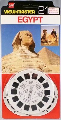 Egypte - S�rie Souvenir - 3 Disques View-Master 3D Neuf Blister R�f. BC 705-EM