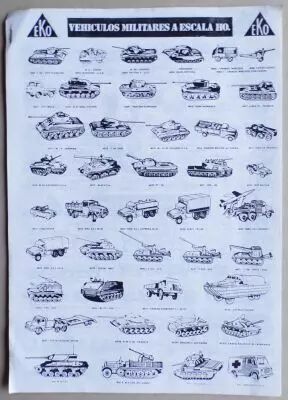 Eko Catalogue Ho Militarian Vehicles Cars Trucks Figures Planes 1:150 Cars 1:43