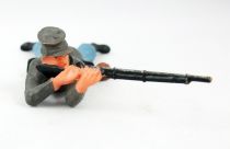 Elastolin - Confederates - Footed laying firing rifle (ref 9186)