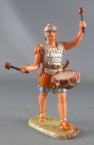 Elastolin - Romans - Footed marching drum (ref 8406) broken feather